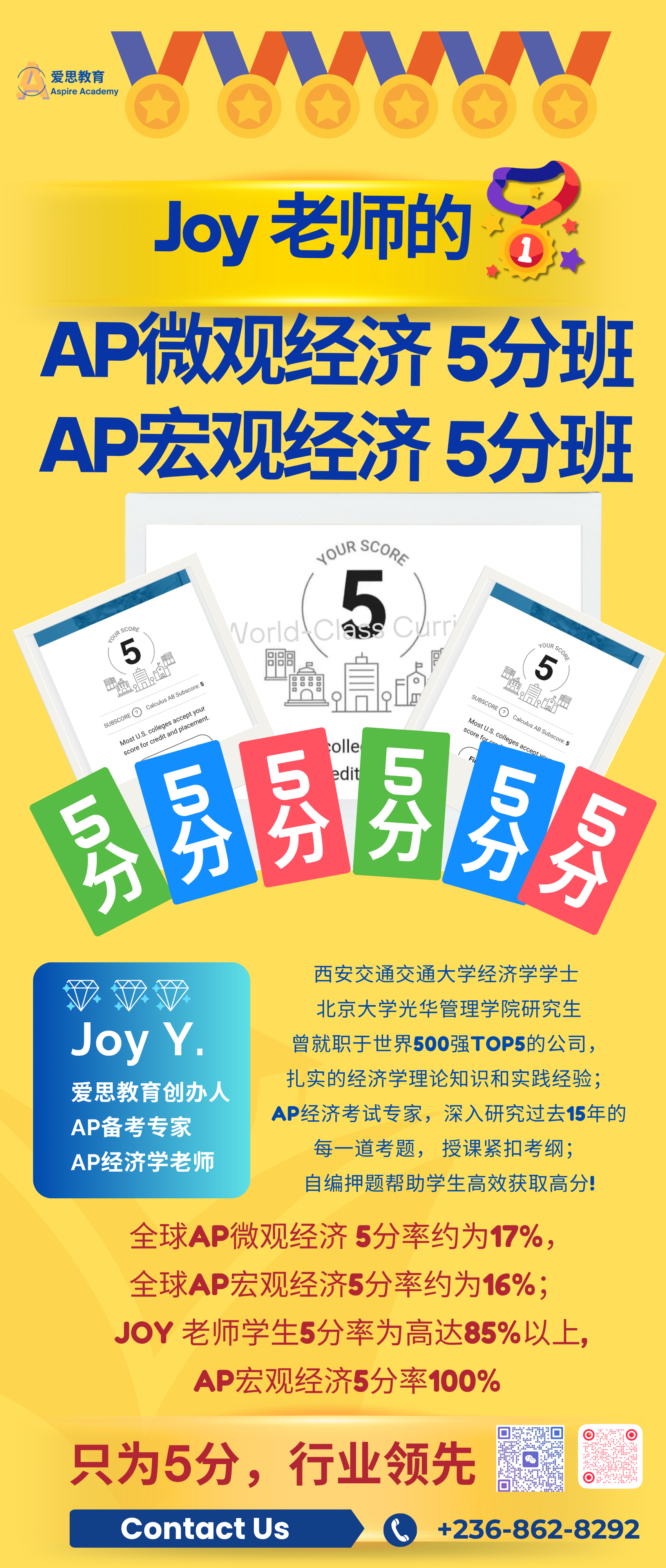 Joy 老师 AP 经济 5 分班